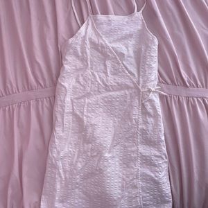 Girls white cotton Zara sundress